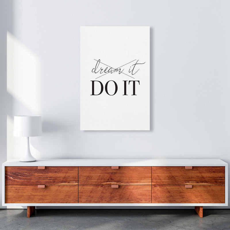 Dream it Do It Framed Typography Wall Art Print A1 Canvas