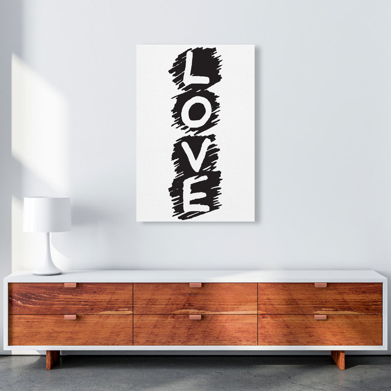 Love Framed Typography Wall Art Print A1 Canvas