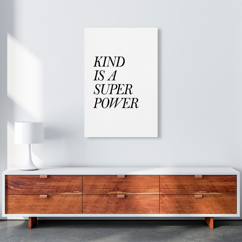 Kind Is A Superpower Framed Typography Wall Art Print A1 Canvas