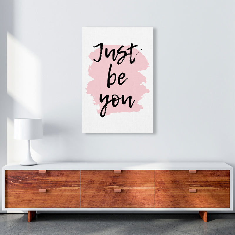 Just Be You Framed Typography Wall Art Print A1 Canvas