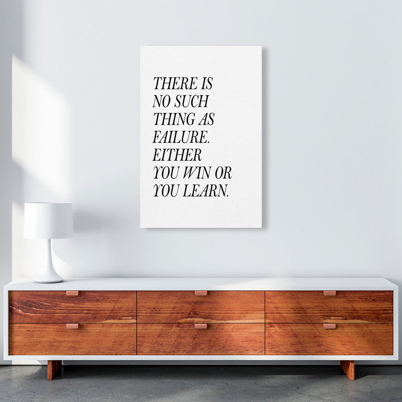 No Such Thing As Failure Framed Typography Wall Art Print A1 Canvas