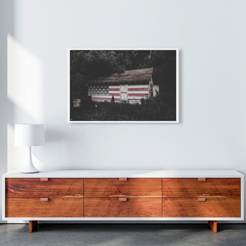 USA Hut Modern Print A1 Canvas