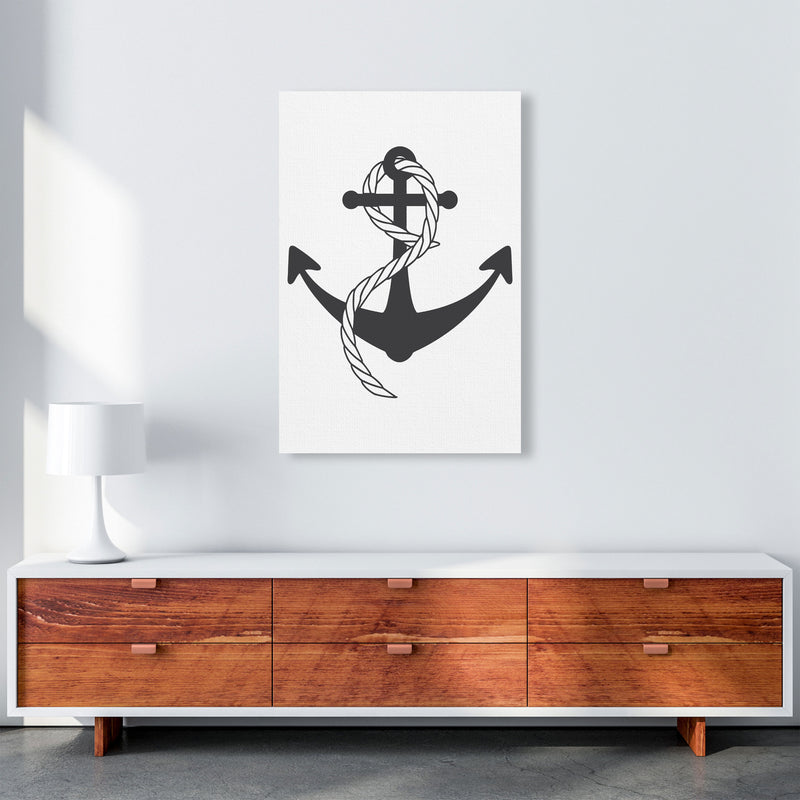 Anchor And Rope Modern Print A1 Canvas