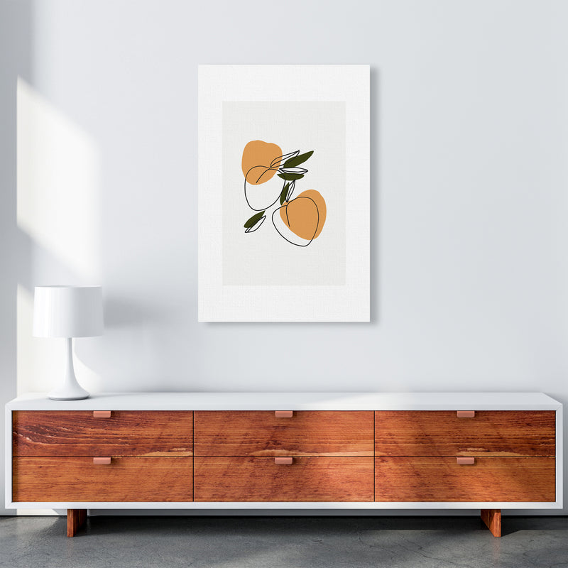 Mica Apricots N3  Art Print by Pixy Paper A1 Canvas