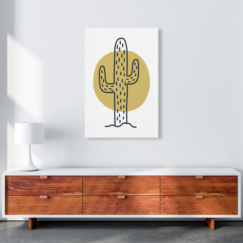 Cactus Moon  Art Print by Pixy Paper A1 Canvas