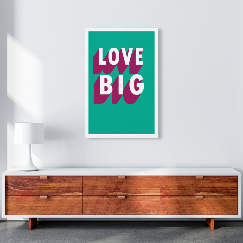 Love Big Shadow  Art Print by Pixy Paper A1 Canvas