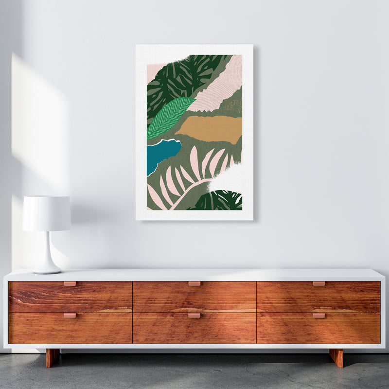 Mismatch Jungle Abstract  Art Print by Pixy Paper A1 Canvas