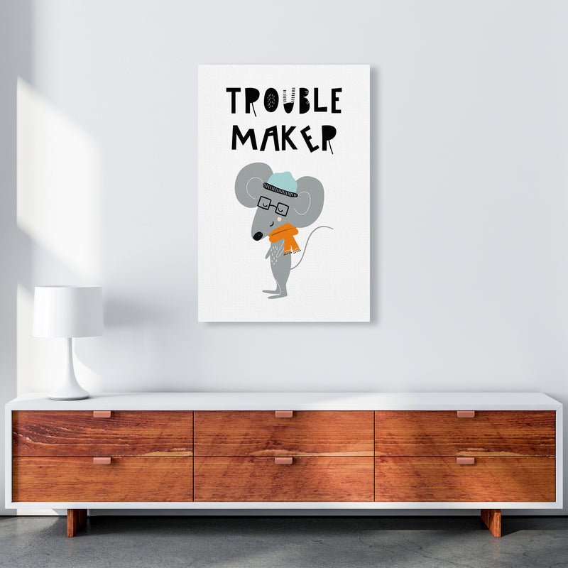 Trouble Maker Animal Pop  Art Print by Pixy Paper A1 Canvas