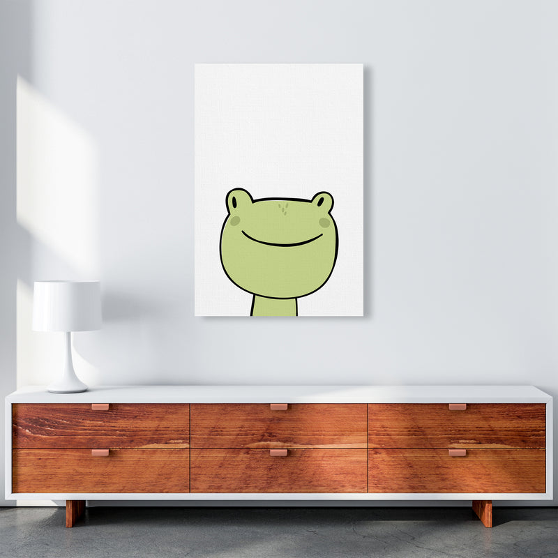 Frog  Art Print by Pixy Paper A1 Canvas