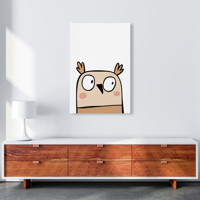 Owl  Art Print by Pixy Paper A1 Canvas