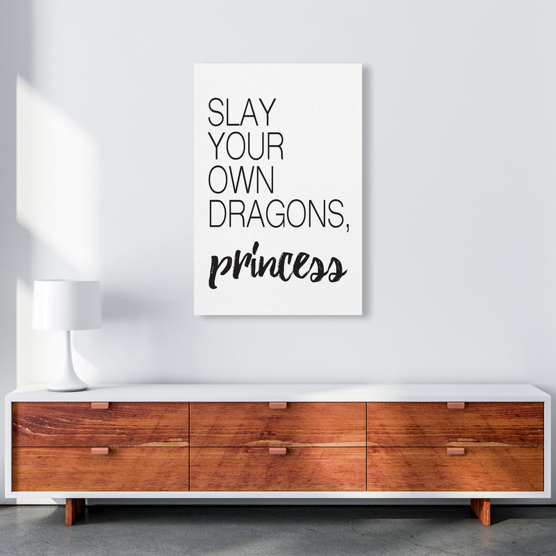 Slay Your Own Dragons  Art Print by Pixy Paper A1 Canvas