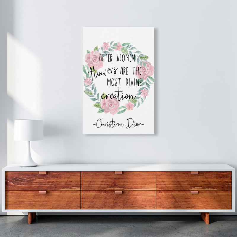 After Women Flowers  Art Print by Pixy Paper A1 Canvas