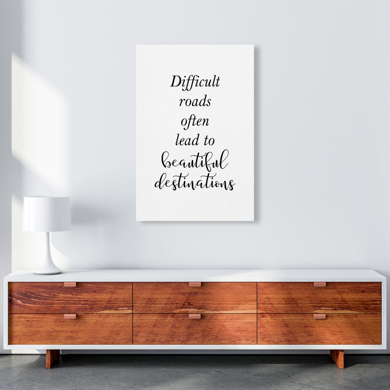 Difficult Roads  Art Print by Pixy Paper A1 Canvas