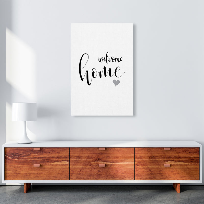 Welcome Home  Art Print by Pixy Paper A1 Canvas