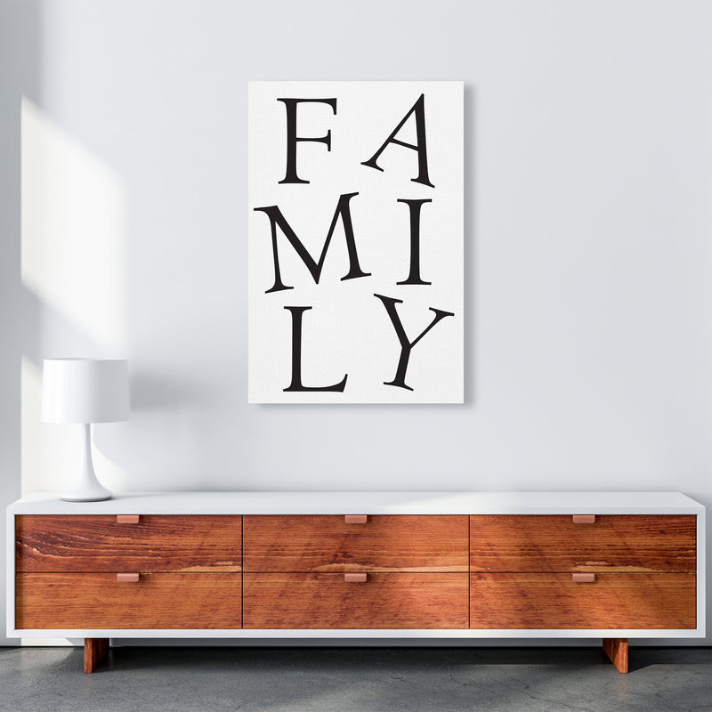 Family  Art Print by Pixy Paper A1 Canvas