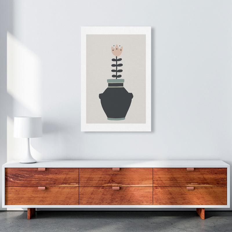 Inspired Plant Pot Stone Art Print by Pixy Paper A1 Canvas