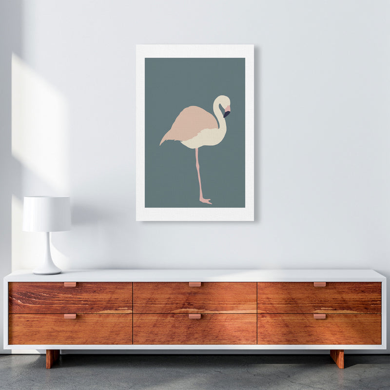 Inspired Flamingo Art Print by Pixy Paper A1 Canvas