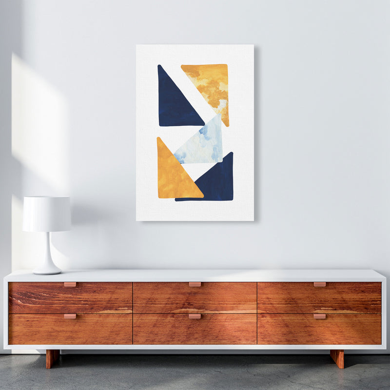 Horizon Abstract Triangles  Art Print by Pixy Paper A1 Canvas