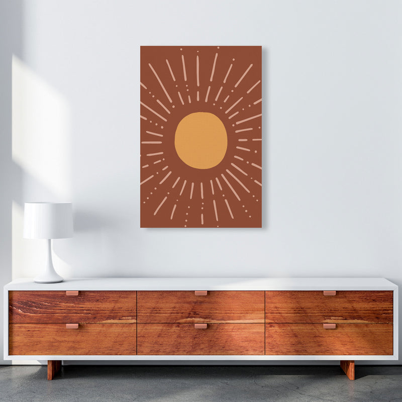 Autumn Sun abstract Art Print by Pixy Paper A1 Canvas