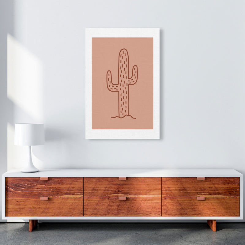 Autumn Warm Cactus abstract Art Print by Pixy Paper A1 Canvas