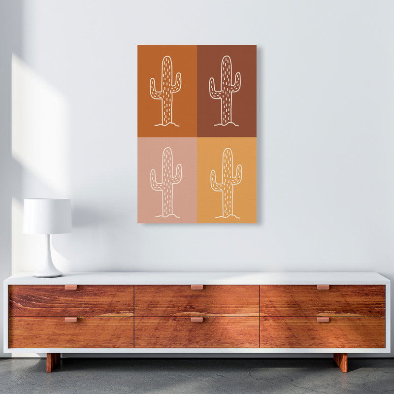 Autumn Cactus Mix abstract Art Print by Pixy Paper A1 Canvas