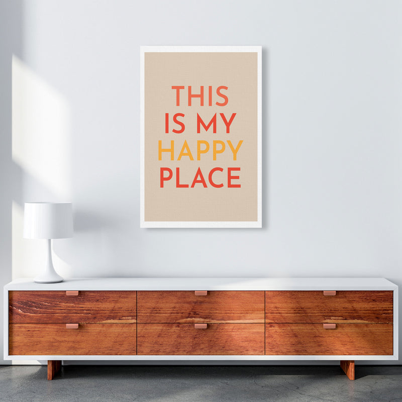 This is My Happy Place Art Print by Pixy Paper A1 Canvas