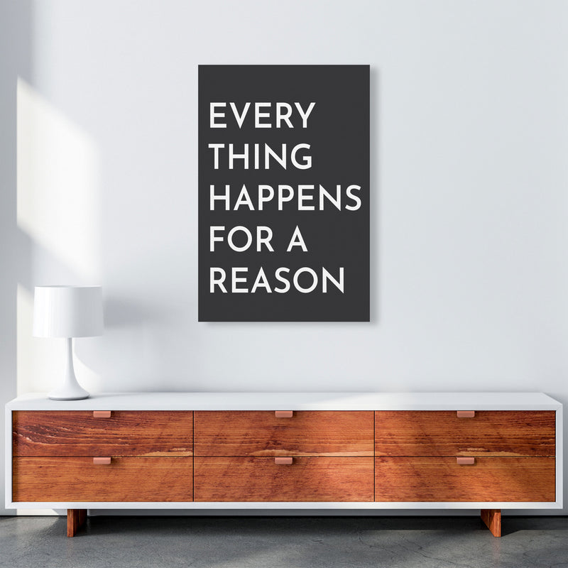 Everything Happens For A Reason Art Print by Pixy Paper A1 Canvas