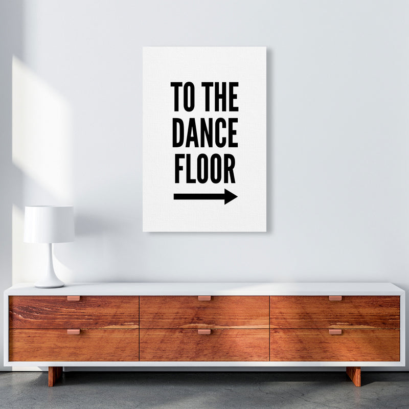 To The Dance Floor Art Print by Pixy Paper A1 Canvas