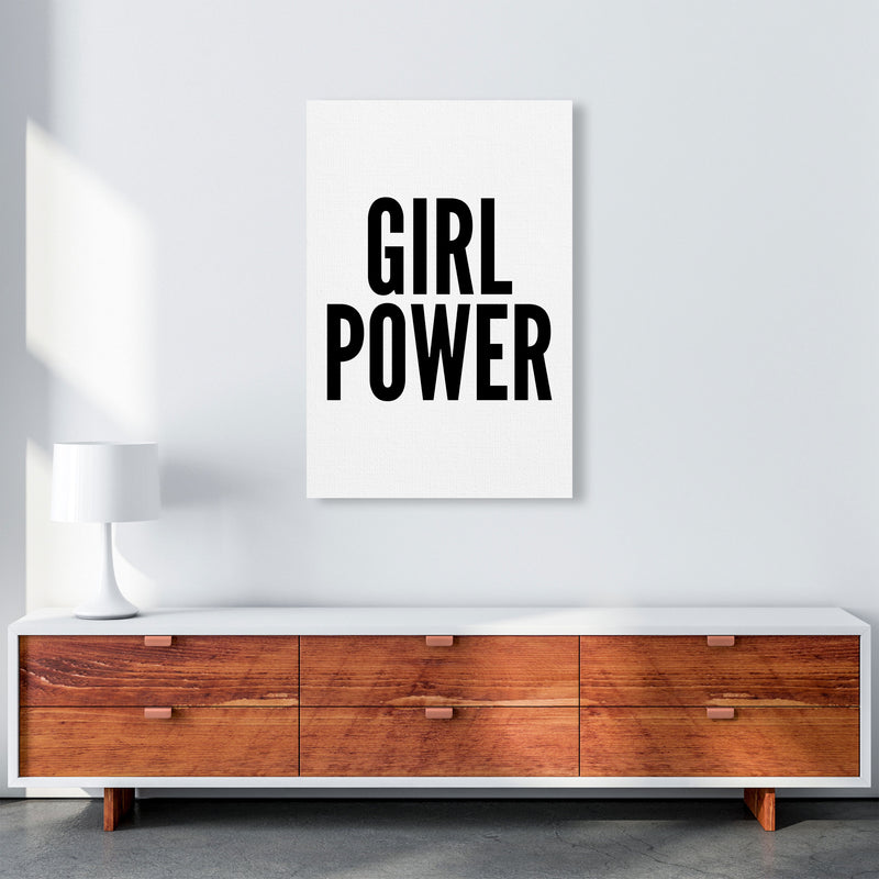 Girl Power Art Print by Pixy Paper A1 Canvas