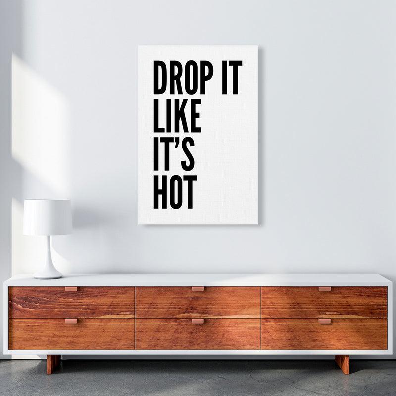 Drop It Like It's Hot Art Print by Pixy Paper A1 Canvas