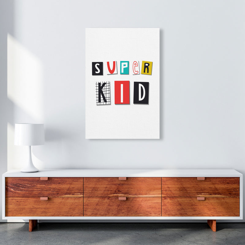 Super kid Art Print by Pixy Paper A1 Canvas