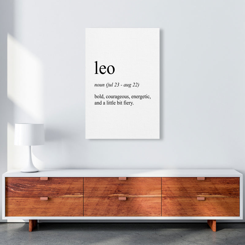 Leo Definition Art Print by Pixy Paper A1 Canvas
