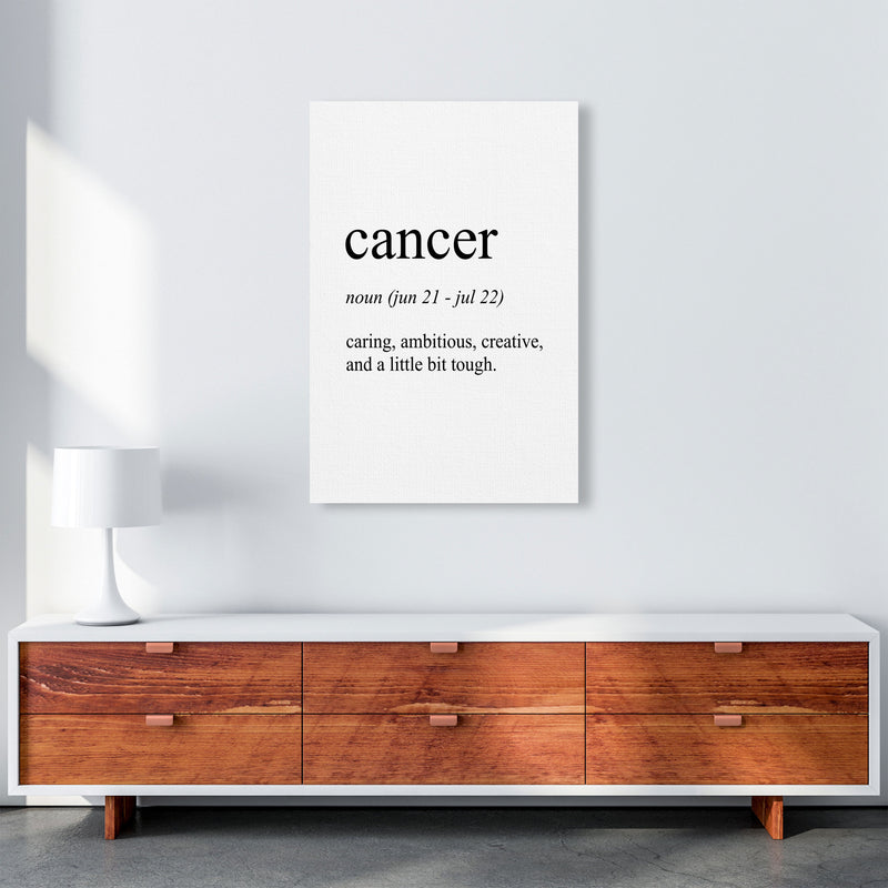 Cancer Definition Art Print by Pixy Paper A1 Canvas
