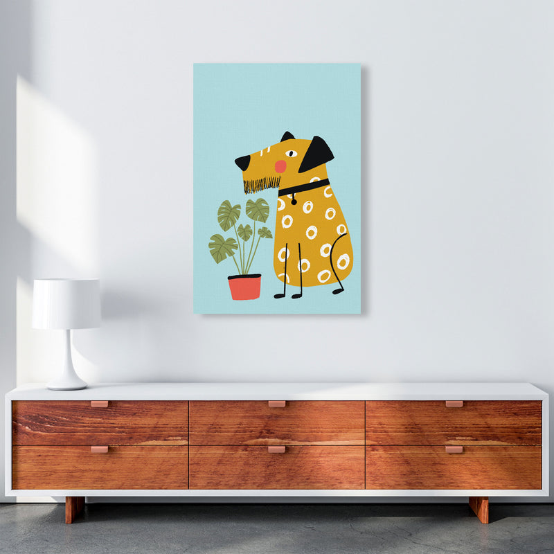 Bearded Dog Art Print by Pixy Paper A1 Canvas