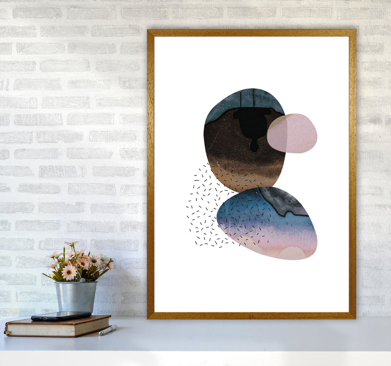 Pastel And Sand Abstract Shapes Modern Print A1 Print Only