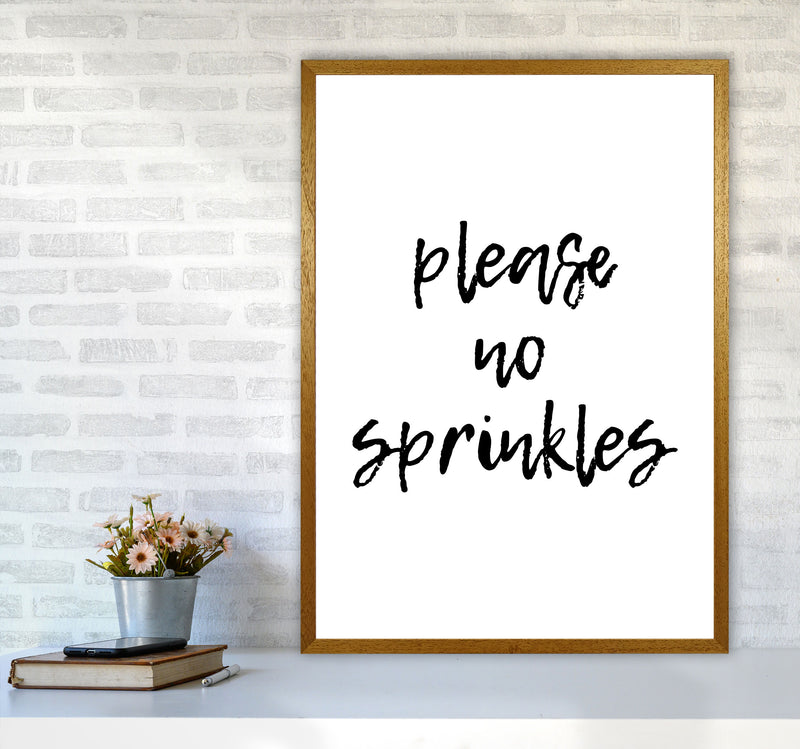 Please No Sprinkles, Bathroom Modern Print, Framed Bathroom Wall Art A1 Print Only