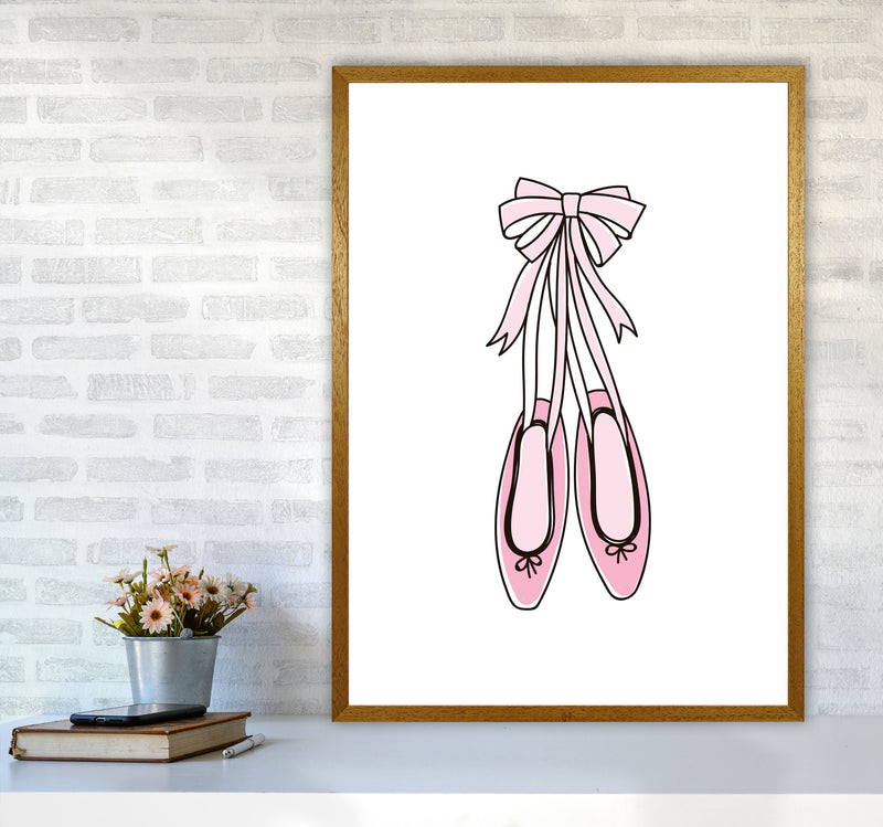 Ballerina Shoes Framed Nursey Wall Art Print A1 Print Only