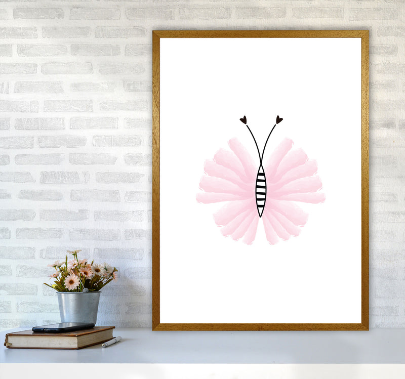 Pink Butterfly Modern Print Animal Art Print A1 Print Only