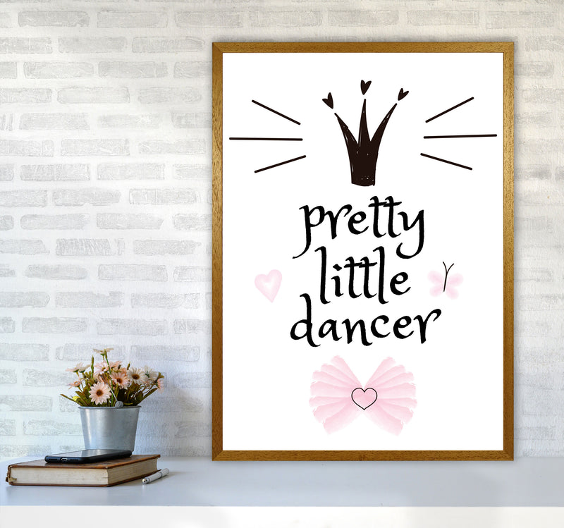 Pretty Little Dancer Framed Nursey Wall Art Print A1 Print Only