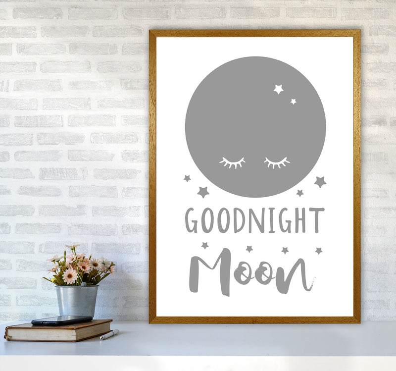 Goodnight Moon Grey Framed Nursey Wall Art Print A1 Print Only