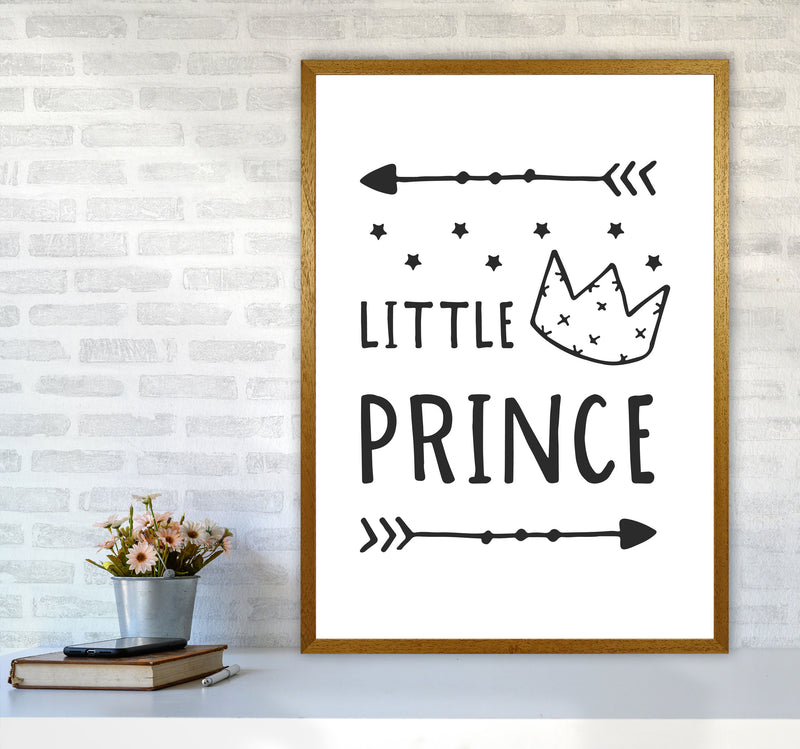 Little Prince Black Framed Nursey Wall Art Print A1 Print Only
