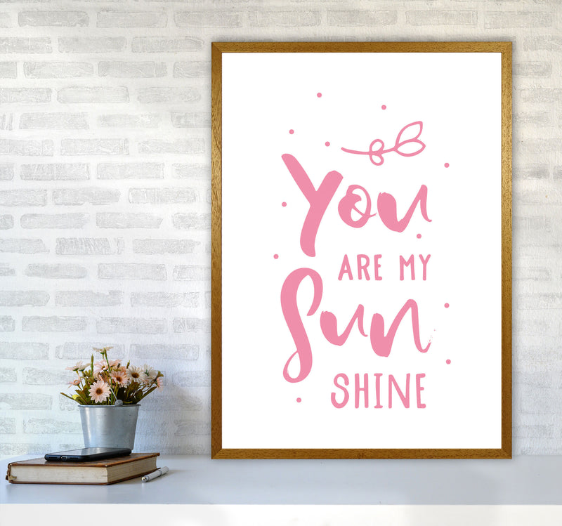 You Are My Sunshine Pink Modern Print A1 Print Only
