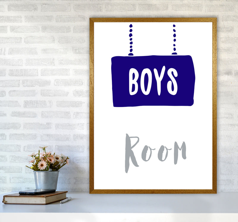 Boys Room Navy Framed Nursey Wall Art Print A1 Print Only