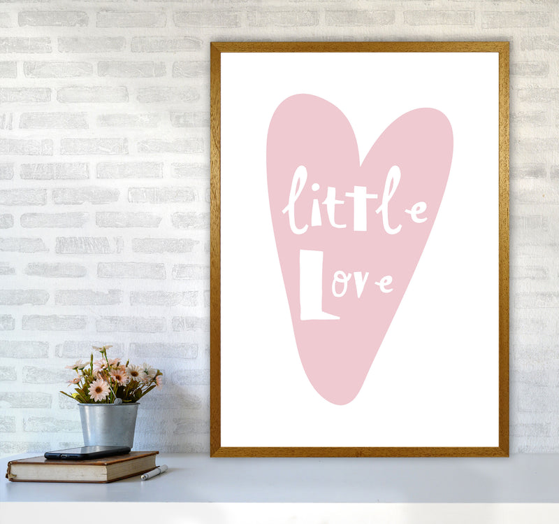 Little Love Heart Framed Nursey Wall Art Print A1 Print Only