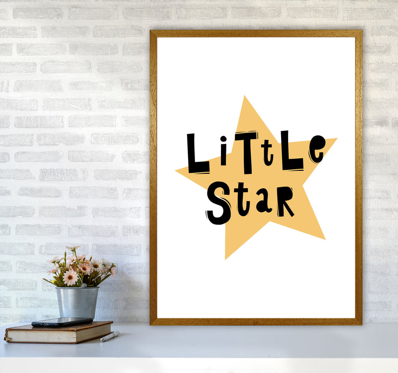 Little Star Scandi Framed Typography Wall Art Print A1 Print Only