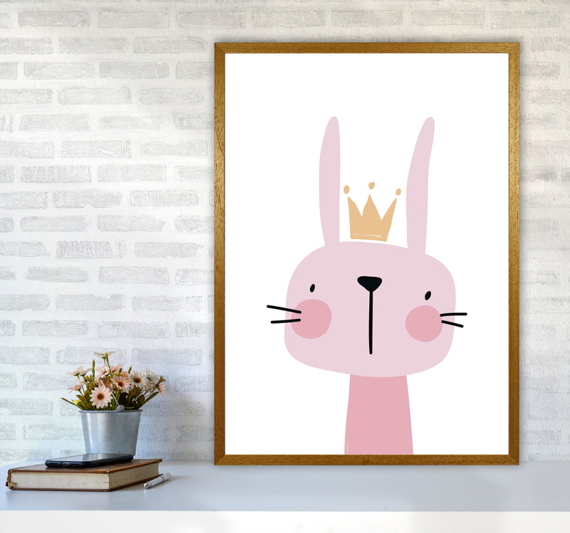 Pink Bunny Modern Print Animal Art Print A1 Print Only