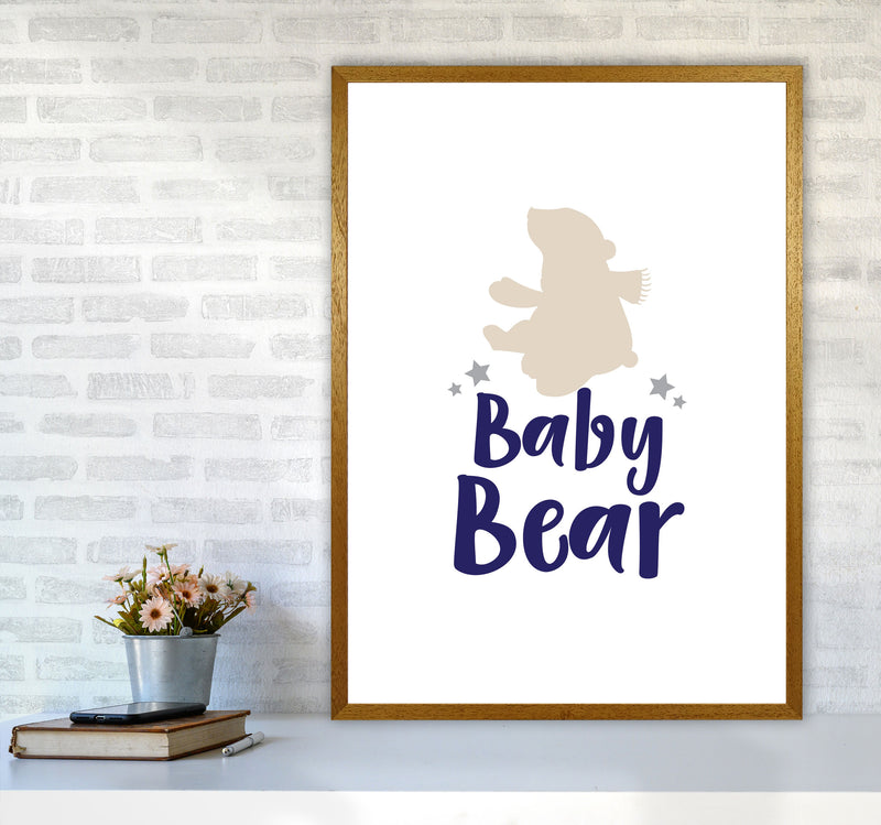 Baby Bear Framed Nursey Wall Art Print A1 Print Only