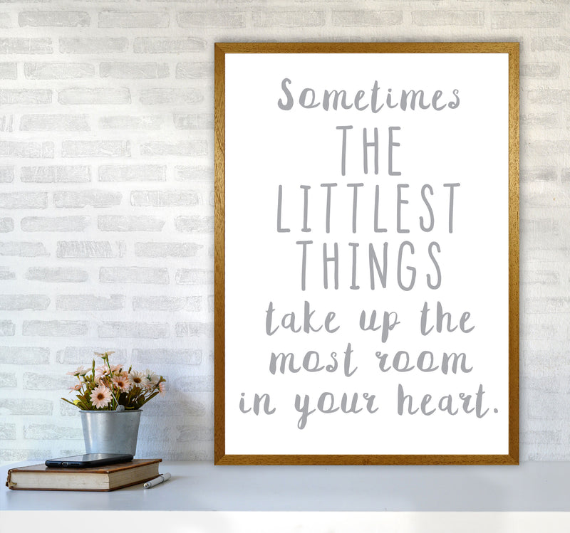 The Littlest Things Grey Modern Print A1 Print Only