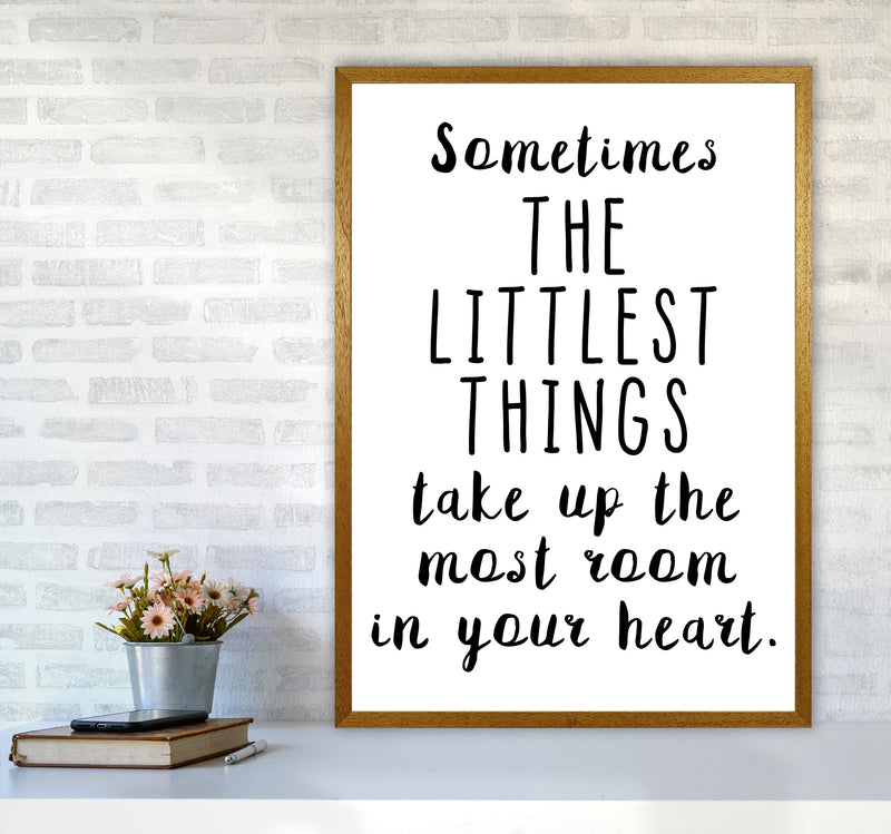 The Littlest Things Black Modern Print A1 Print Only