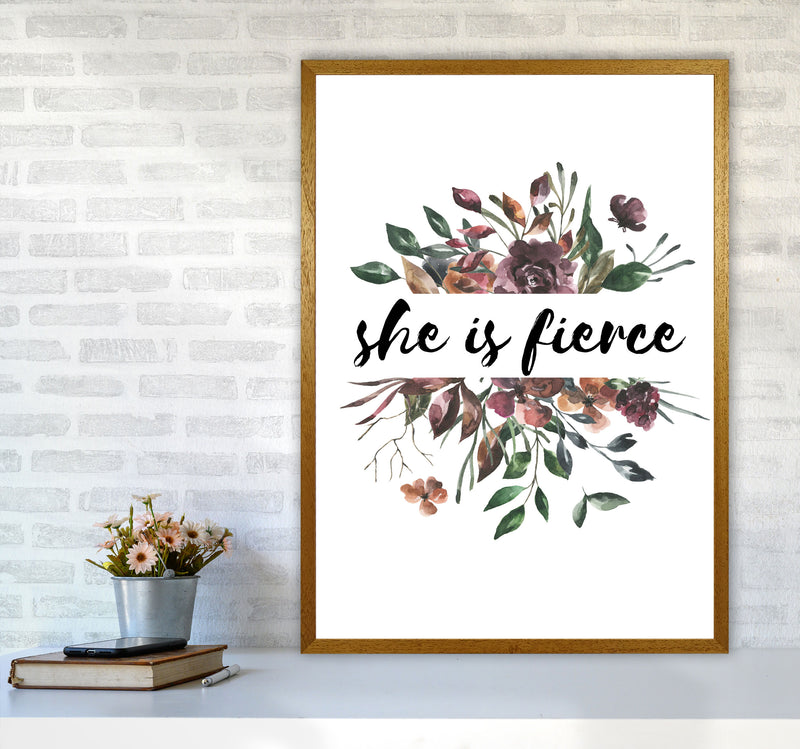 She Is Fierce Mixed Floral Modern Print A1 Print Only